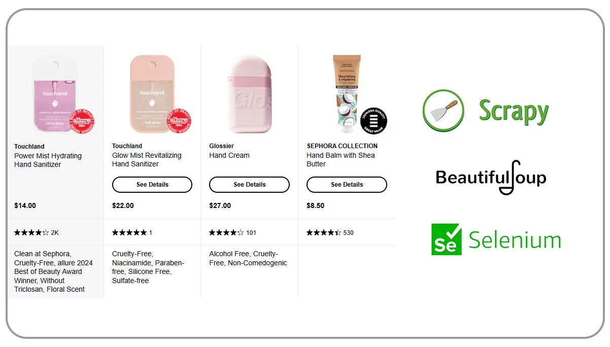 Methods-to-Scrape-Sephora-Beauty-Products-Reviews-Data